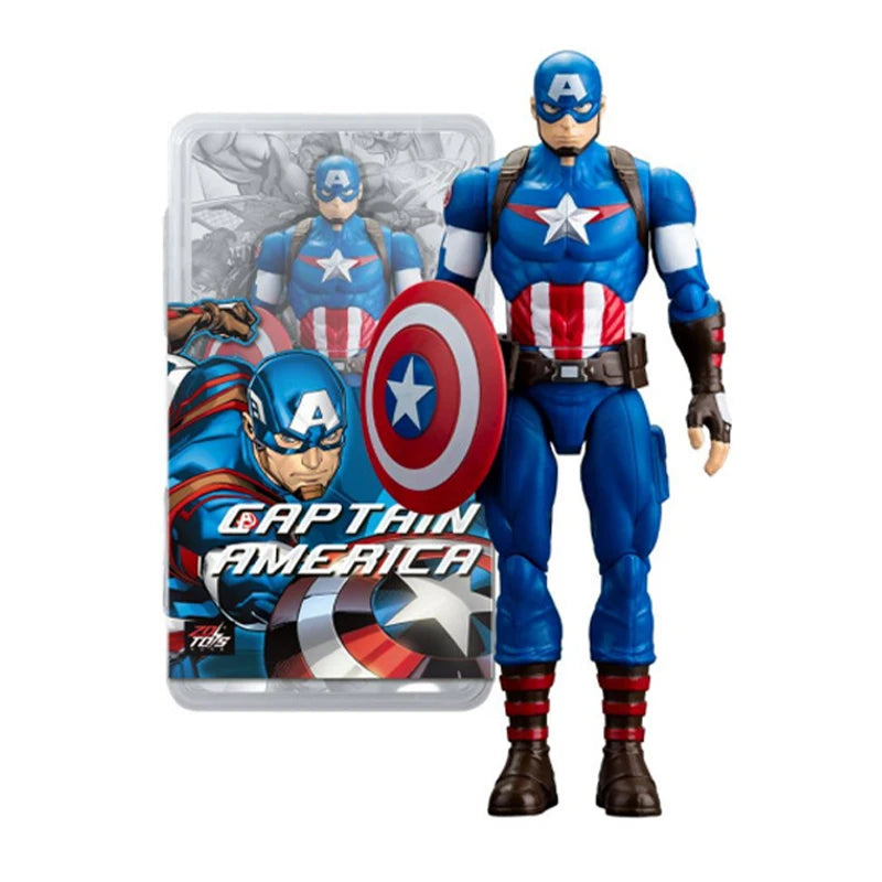 Zestaw Avengers - kolekcja wielu postaci: Iron Man, Thor, Hulk, Spider-Man 18 cm
