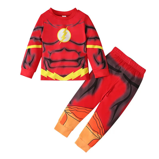 Piżama dziecięca DC Comics Flash – czerwono-żółta błyskawica