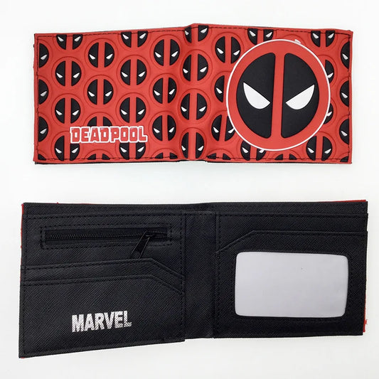 Portfel Avengers Deadpool – powtarzający się wzór, otwarty Marvel