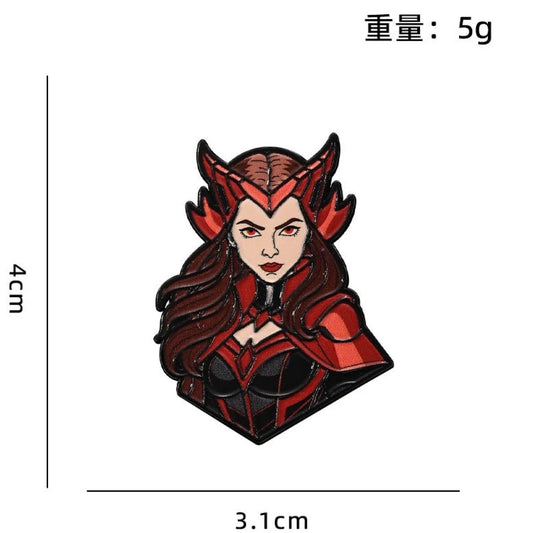 Emaliowana przypinka Avengers – Scarlet Witch