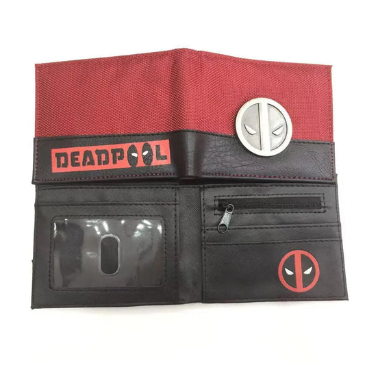 Portfel Avengers Deadpool – czerwony i czarny napis