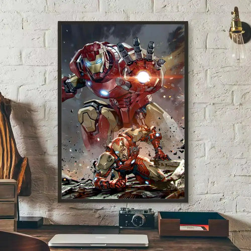 Naklejka Iron Man – zawis w locie