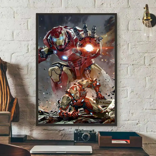 Naklejka Iron Man – zawis w locie