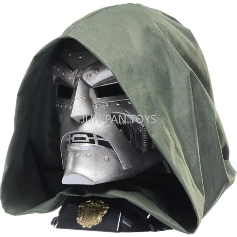 Hełm cosplayowy Doctor Doom – Marvel Legends, metalowa replika premium