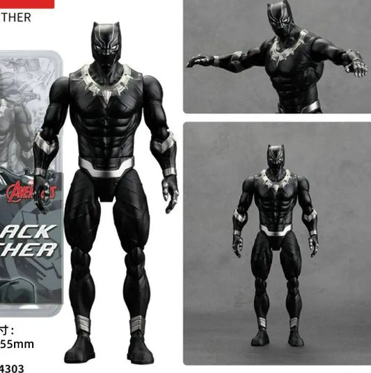 Figurka Avengers Czarna Pantera – model Deluxe czarno-srebrny 18cm