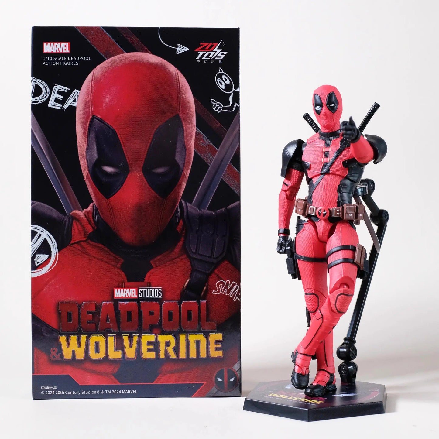Figurka Avengers Deadpool i Wolverine – duet Deluxe 2024