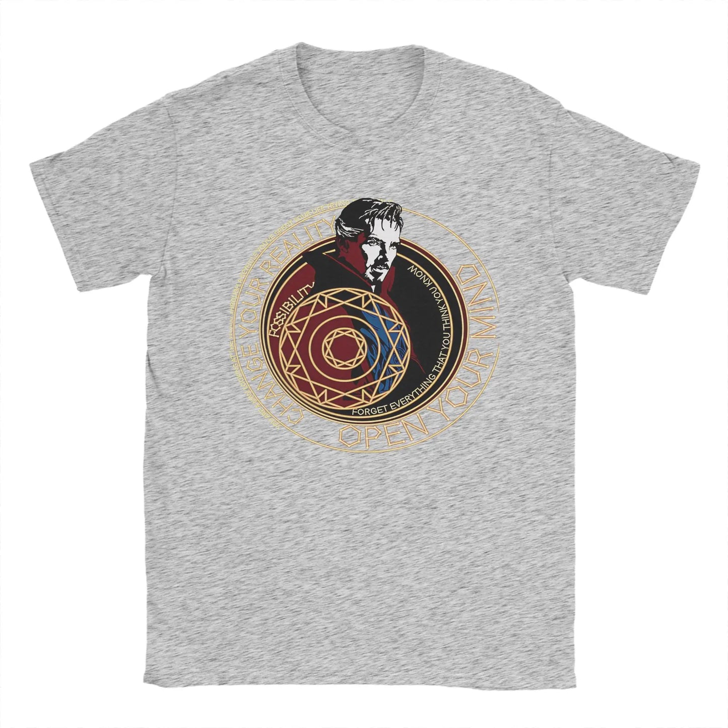 T-shirt Doctor Strange – mistyczny krąg „Change Your Reality”, męski