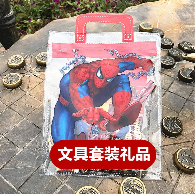 Zestaw szkolny Avengers – gumka, temperówka i notes