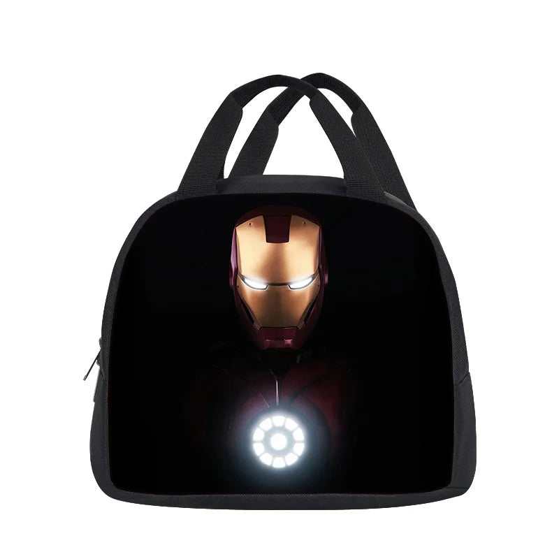 Torba obiadowa Avengers Iron Man – Ciemny hełm z okrągłym reaktorem