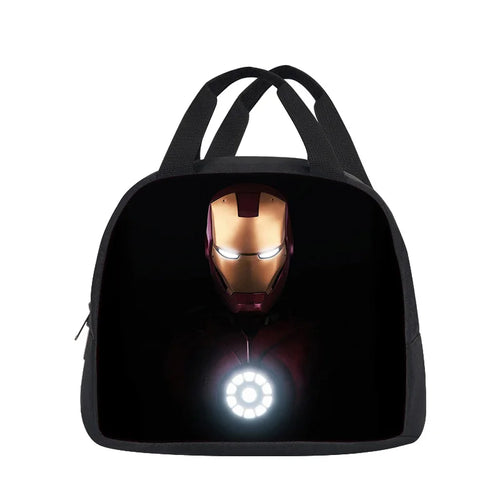 Torba obiadowa Avengers Iron Man – Ciemny hełm z okrągłym reaktorem