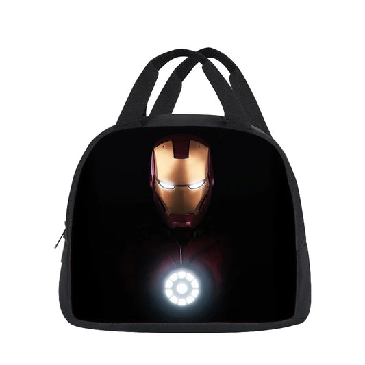 Torba obiadowa Avengers Iron Man – Ciemny hełm z okrągłym reaktorem