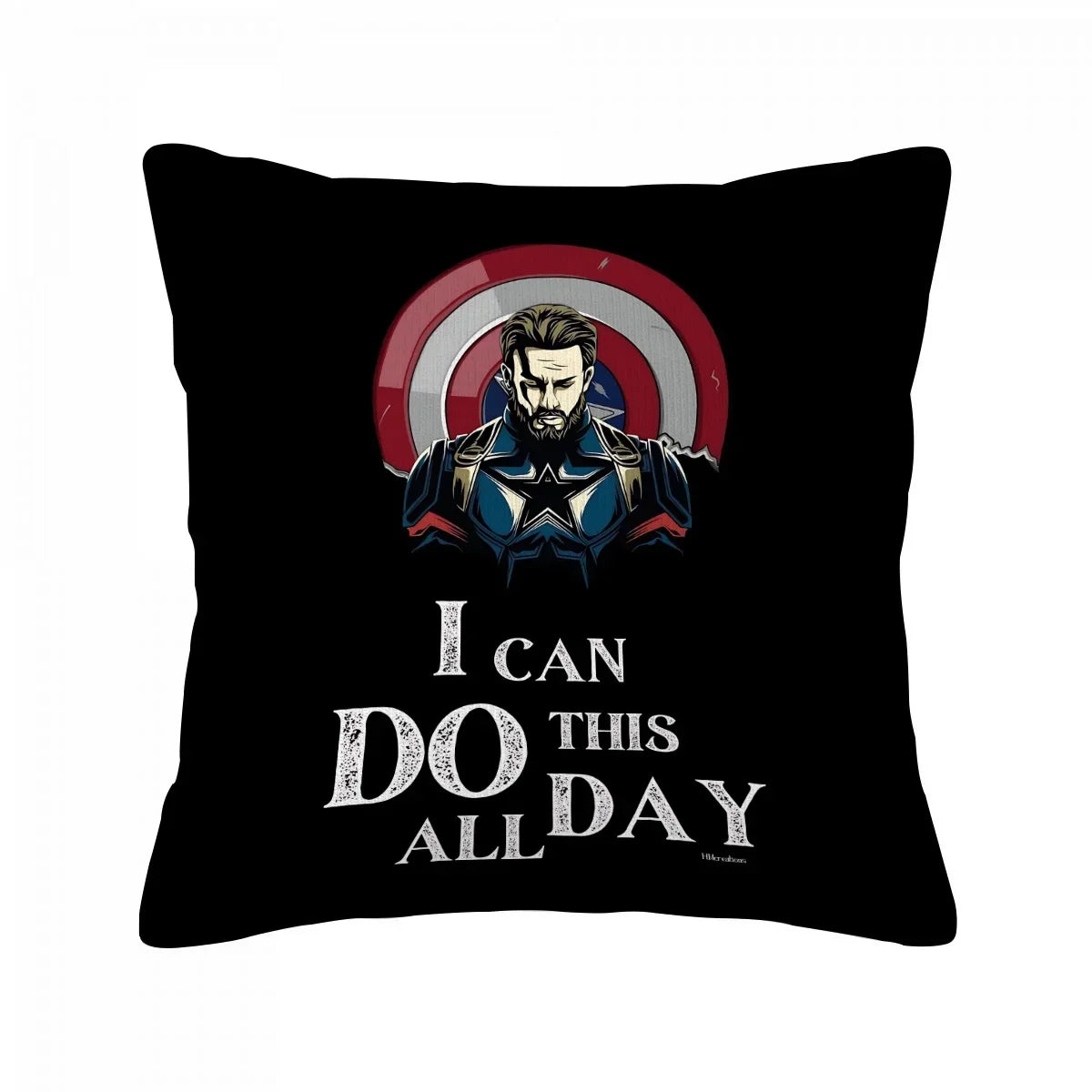 Poszewka na poduszkę Captain America – cytat „I Can Do This All Day”