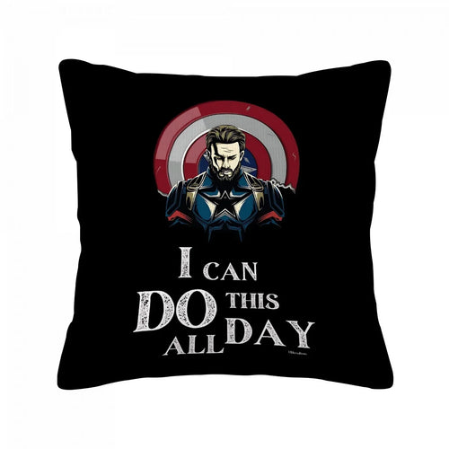 Poszewka na poduszkę Captain America – cytat „I Can Do This All Day”