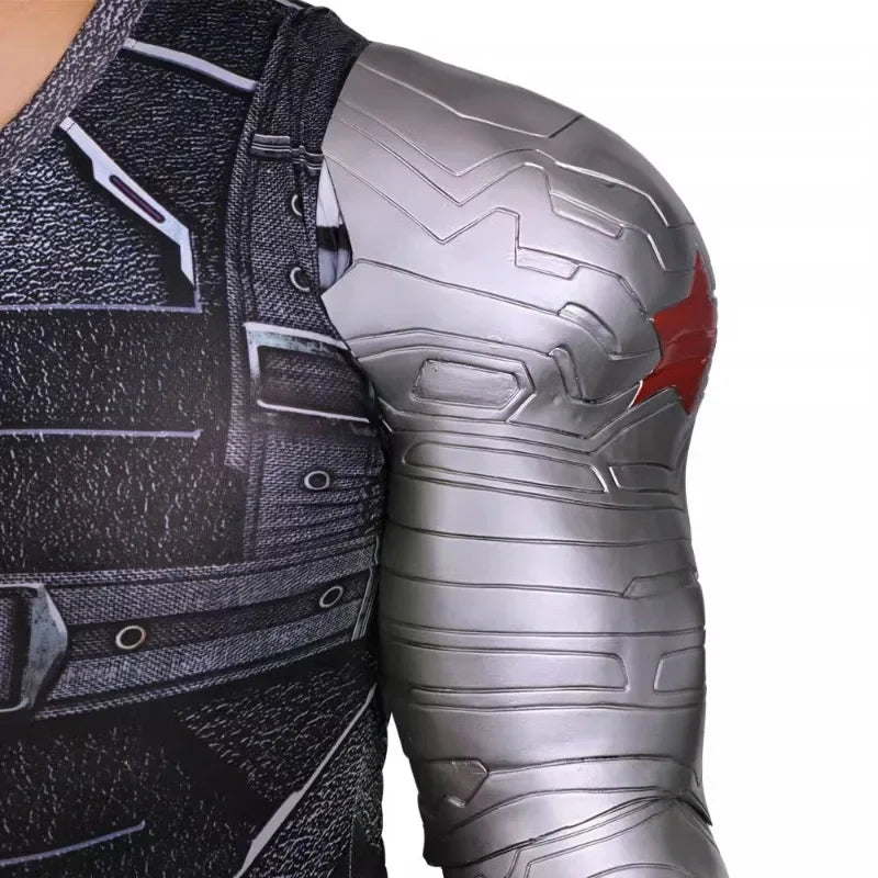 Mechaniczne ramię Winter Soldier – srebrna proteza z czerwoną gwiazdą