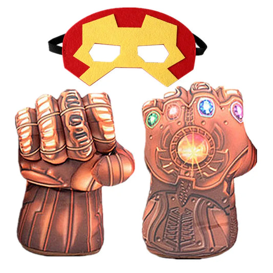 Rękawice bojowe Avengers Rękawica Nieskończoności dla dzieci – maska Iron Mana