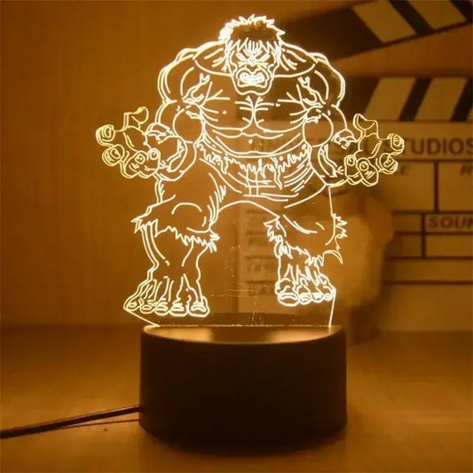 Lampa LED Avengers Opancerzony Bohater – 3D 18cm