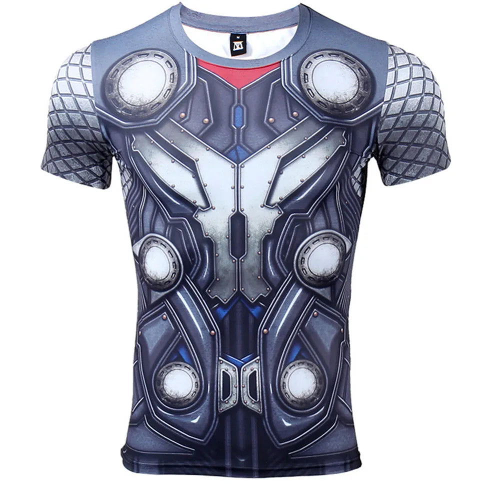 Koszulka Avengers Thor 3D – antracytowa