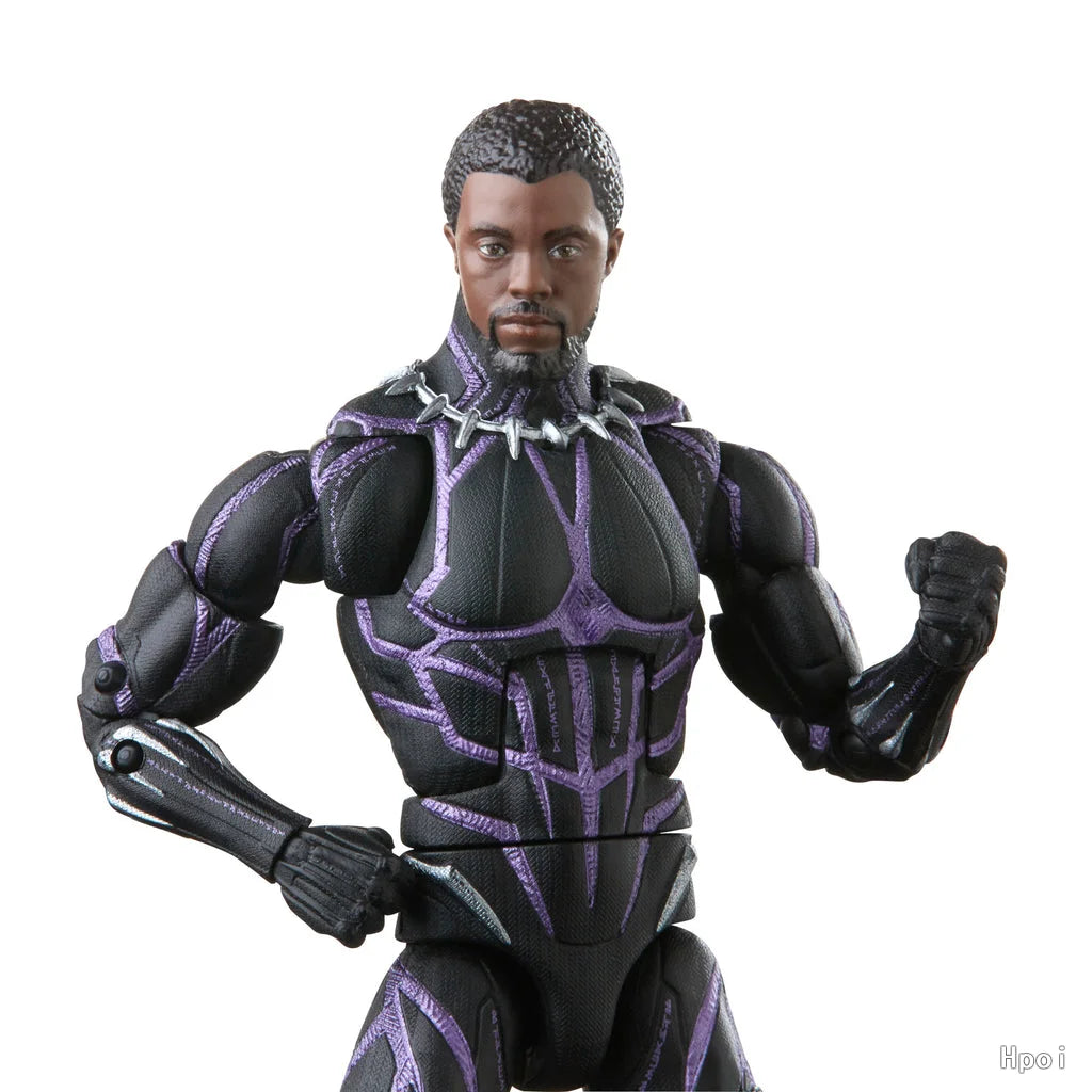 Ruchoma figurka Hasbro Marvel Legends Black Panther - czarno-fioletowy kostium