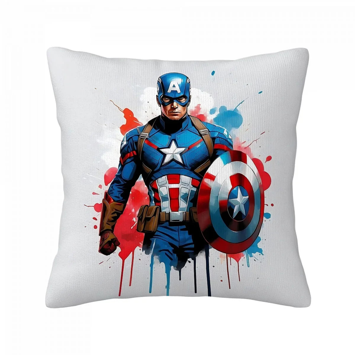 Poszewka na poduszkę Captain America – rozpryski farby
