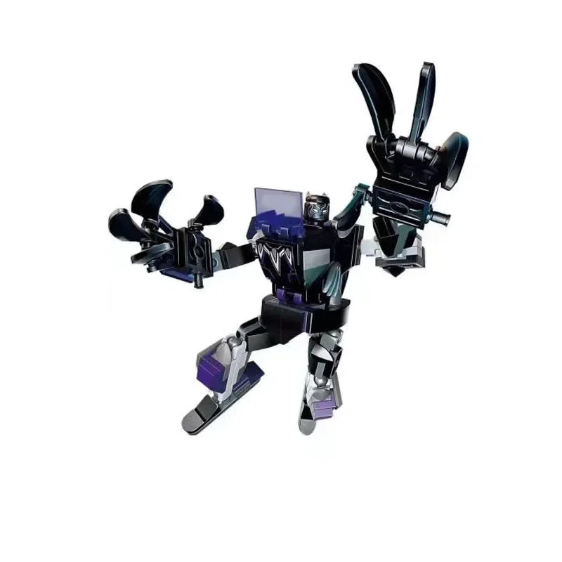 Zestaw klocków konstrukcyjnych Mecha Avengers – Captain America, Hulk, Wolverine, Thanos