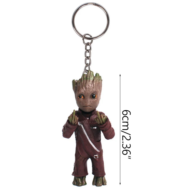Brelok Baby Groot, figurka 3D - różne kostiumy, kolekcja