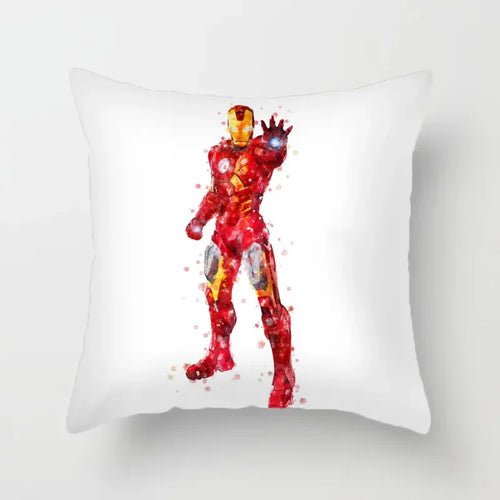 Poszewka na poduszkę Iron Man – akwarelowy repulsor