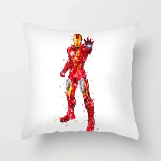 Poszewka na poduszkę Iron Man – akwarelowy repulsor