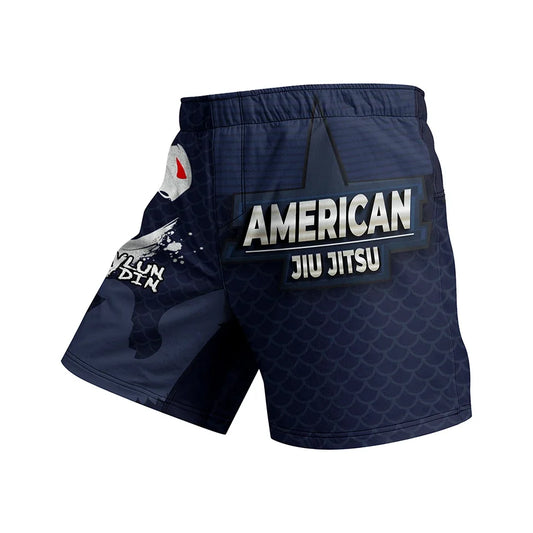 Szorty do jiu-jitsu Captain America – tarcza i orzeł