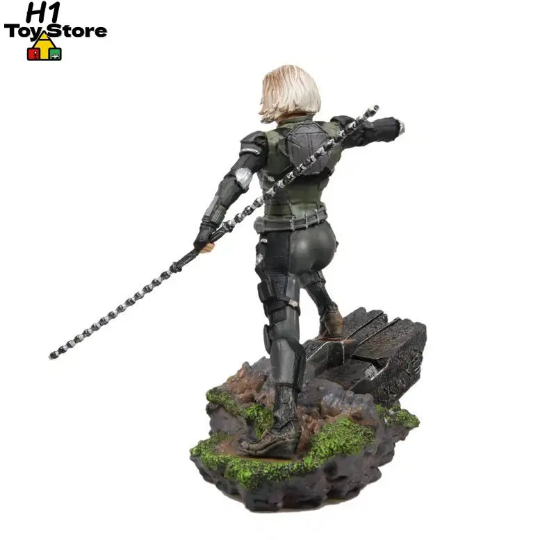 Statua Avengers Black Widow — scena w skali 1:10, pudełko kolekcjonerskie