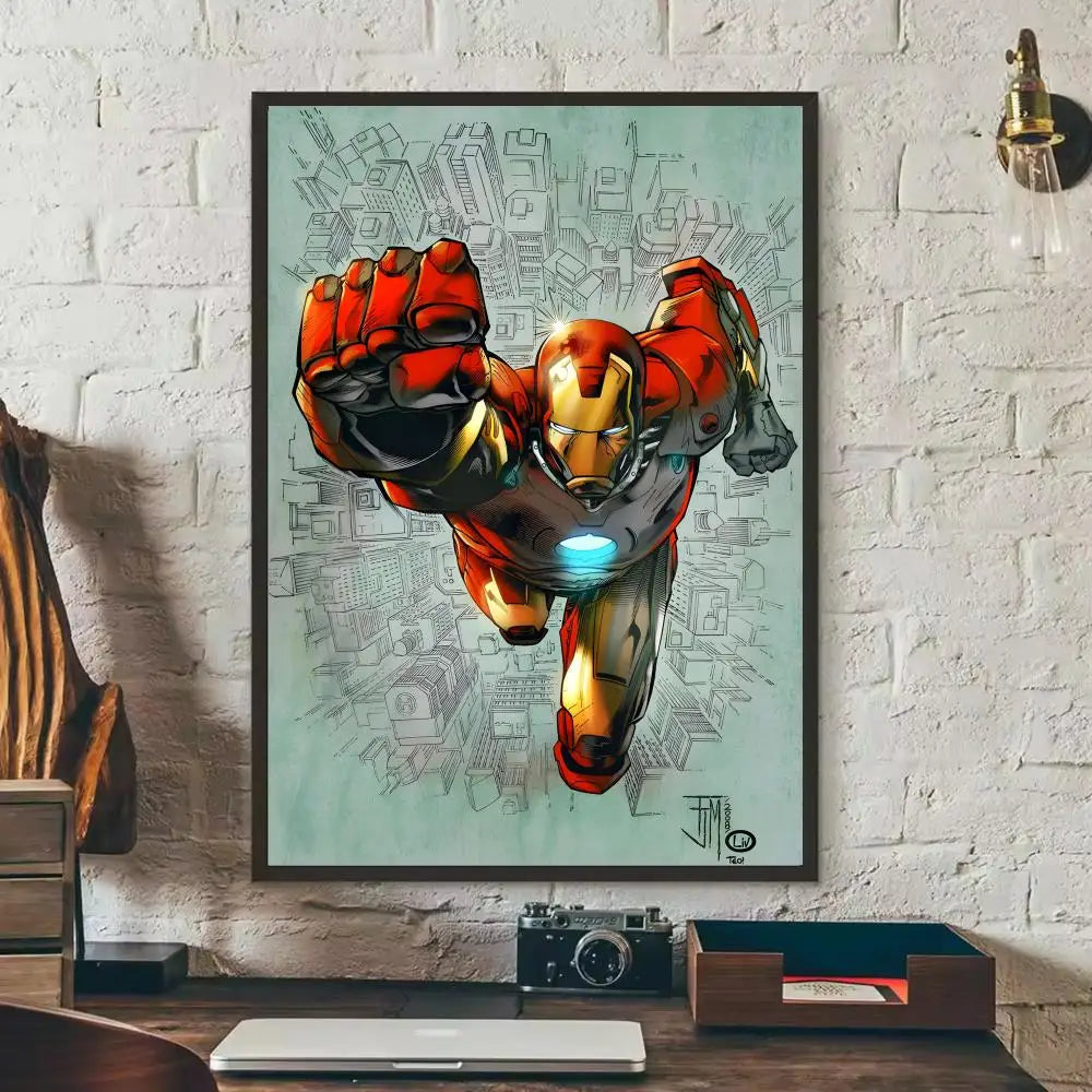 Naklejka Iron Man – uszkodzona zbroja