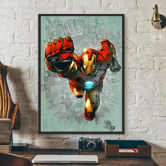 Naklejka Iron Man – uszkodzona zbroja