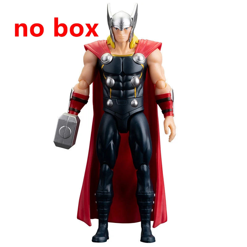 Zestaw Avengers - kolekcja wielu postaci: Iron Man, Thor, Hulk, Spider-Man 18 cm