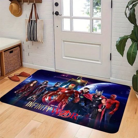 Mata Marvel Avengers Infinity War – wzór sylwetek na granatowym tle