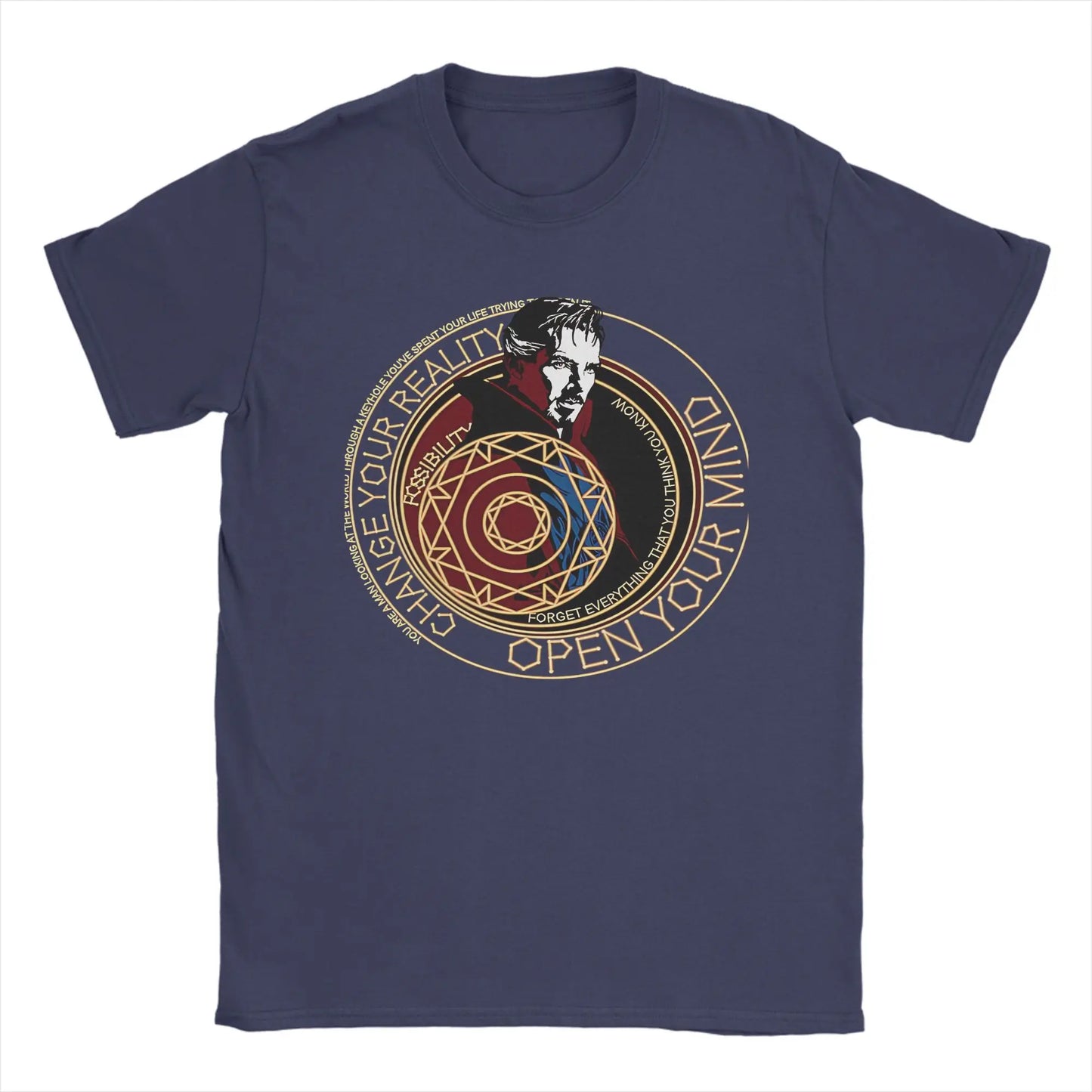 T-shirt Doctor Strange – mistyczny krąg „Change Your Reality”, męski