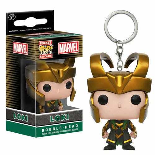Brelok Loki – figurka w pudełku, złoty hełm