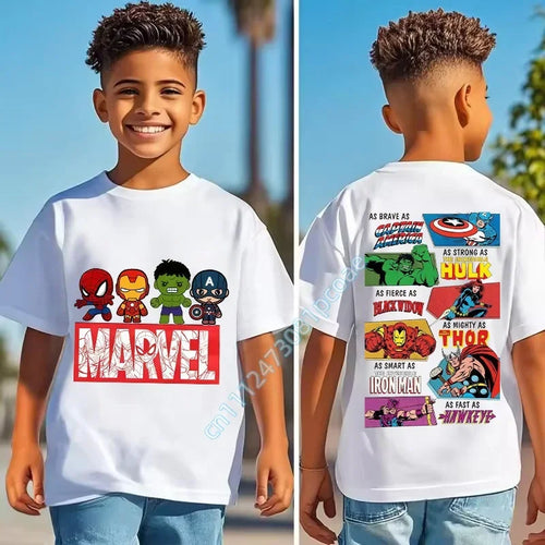 Koszulka dziecięca Marvel – Odważny jak Kapitan Ameryka, atrybuty bohatera