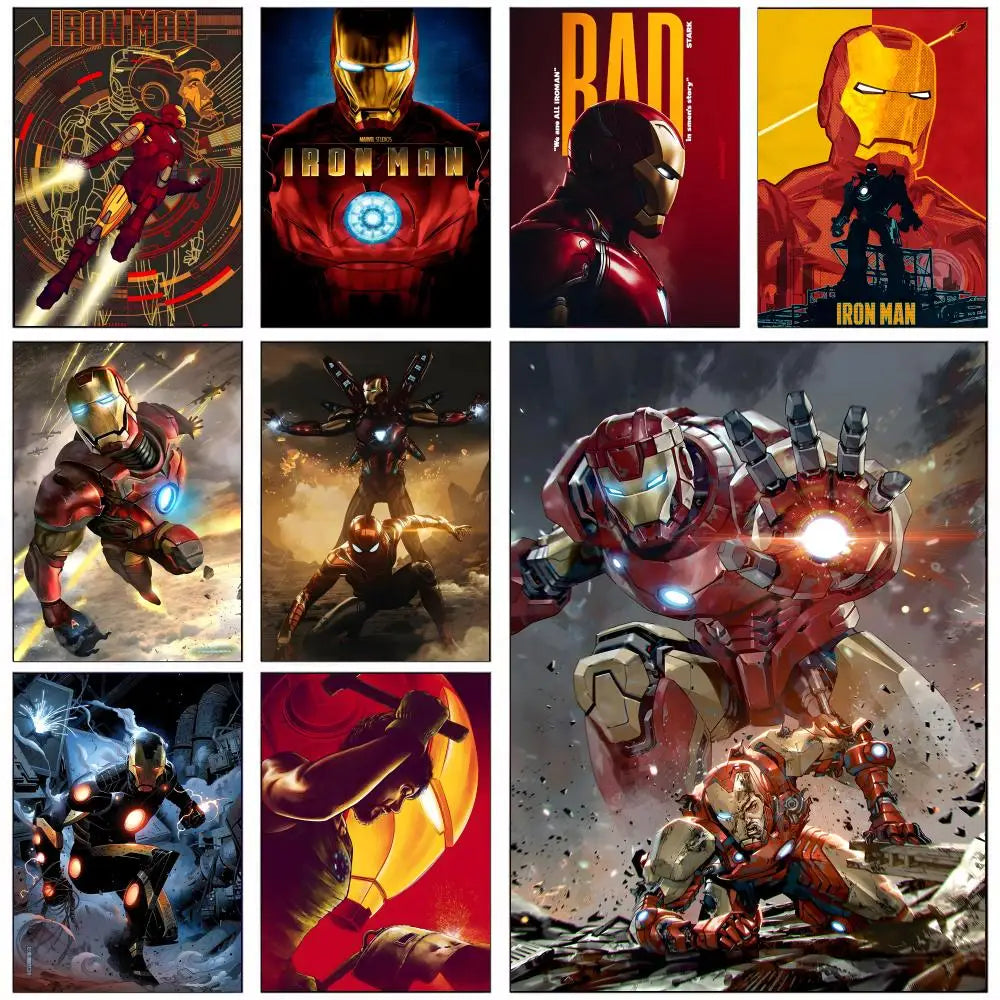 Naklejka Iron Man – zawis w locie