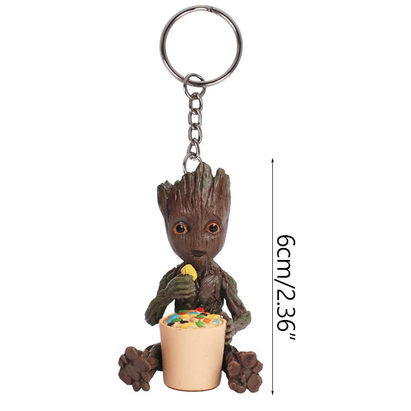 Brelok Baby Groot, figurka 3D - różne kostiumy, kolekcja