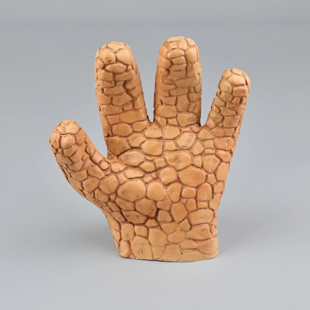 Maska i rękawice The Thing – cosplay Fantastic Four, lateks, dla dorosłych