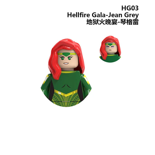 Figurka Jean Grey – zielona kreacja Hellfire Gala