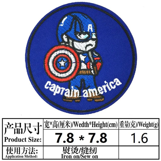 Naszywka Captain America – haftowany emblemat