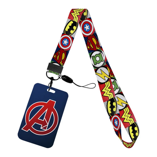 Identyfikator Avengers — logo A na granatowym tle