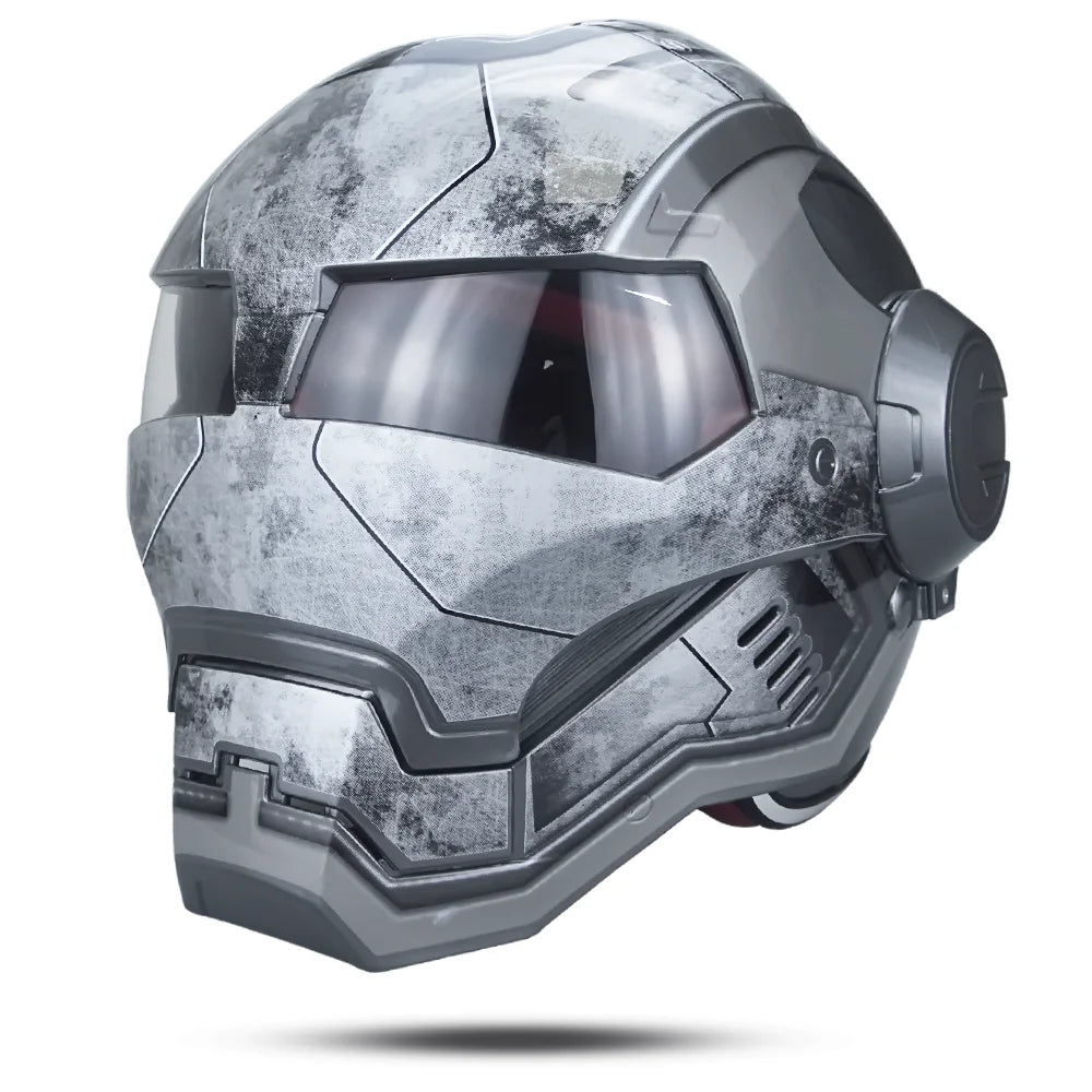 Kask Iron Man Avengers – błyszczący wojowniczy cosplay