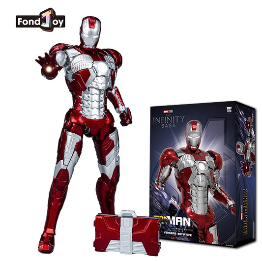 Figurka Fondjoy Iron Man MK5 — czerwono-srebrna zbroja z pudełkiem