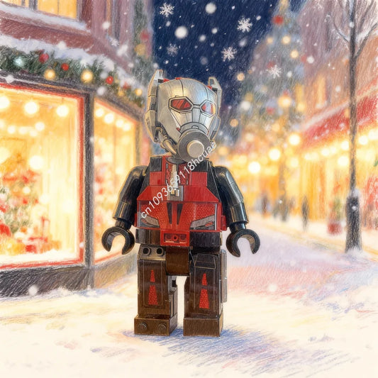 Figurka Avengers Ant-Man z klocków - konstrukcja, 200 elementów