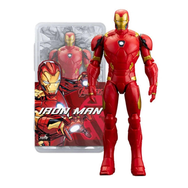 Zestaw Avengers - kolekcja wielu postaci: Iron Man, Thor, Hulk, Spider-Man 18 cm
