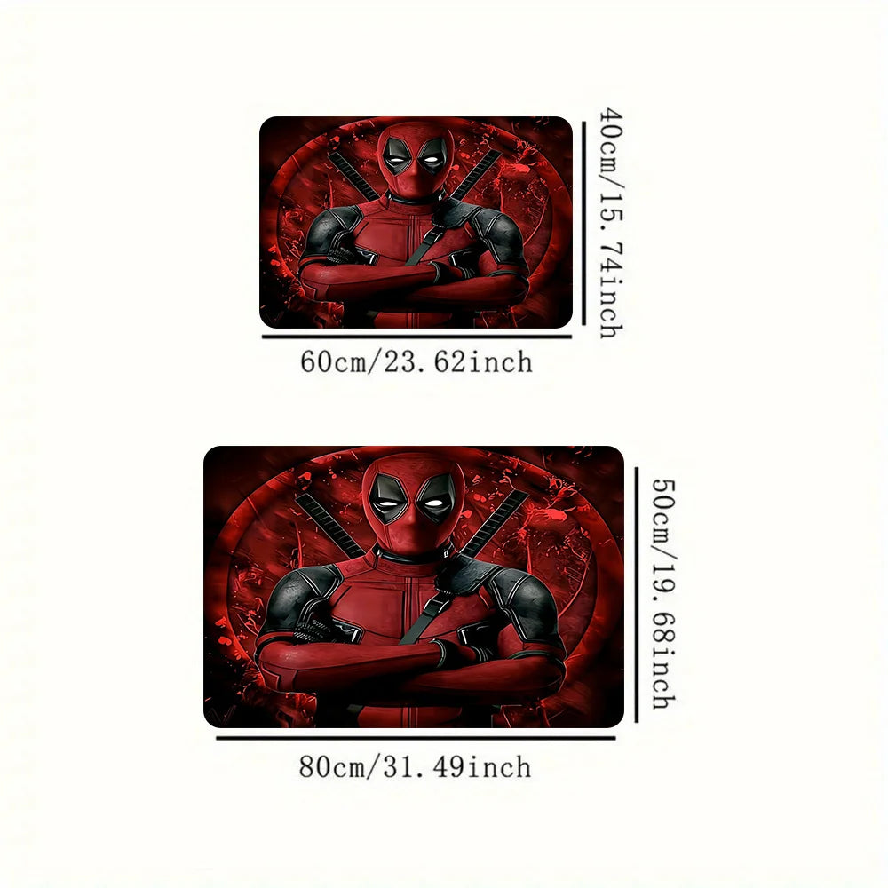 Mata Marvel Deadpool – wzór ze skrzyżowanymi ramionami w krwistej czerwieni