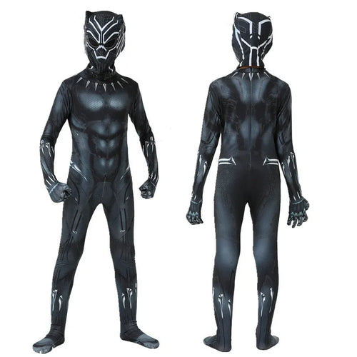 Strój Black Panther – pełny kombinezon z maską