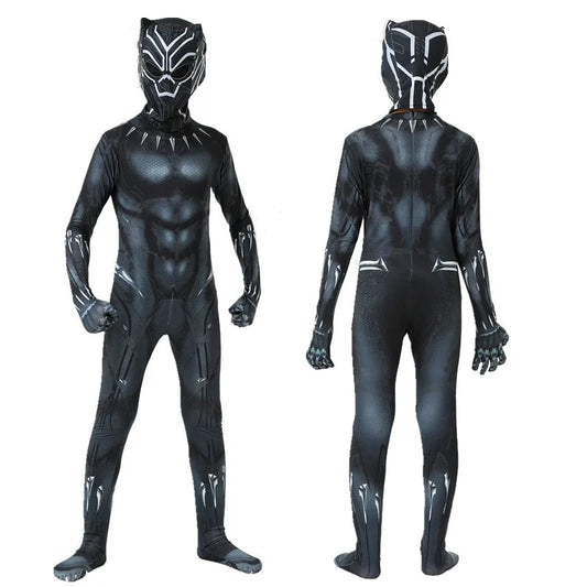 Strój Black Panther – pełny kombinezon z maską