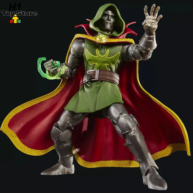 Figurka Marvel Legends Doctor Doom – skala 1/12, zielone efekty magiczne